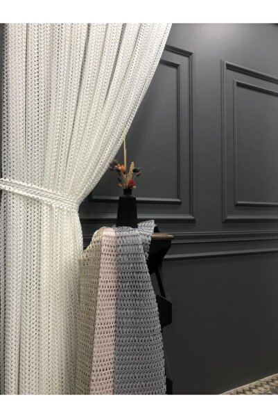 rendecioğlutekstil Fon Perde Fileli Palavan Desen 4 Renk Seçeneği