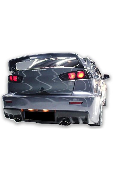 ps dizayn Mitsubishi Lancer 2009 Sonrası Evo 10 Yan Marşpiyel Seti (plastik) Uyumlu