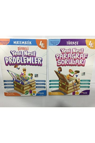 Onburda Yayınları 4.sınıf Yeni Nesil Problemler Ve Paragraf Soruları