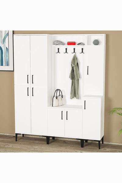 Kalender Dekor Rose-1-2-4 Portmanto Vestiyer Ayakkabılık