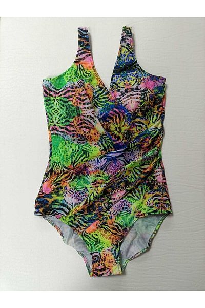 sensiart Patterned Swimsuit with Recovery