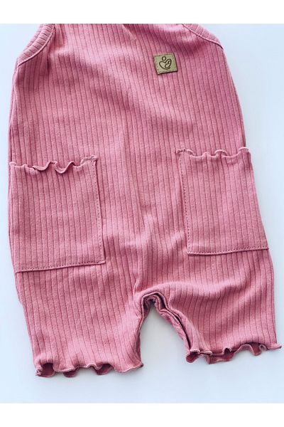 Aydodo Babies Rope Strap Pocket Barbatoz Jumpsuit