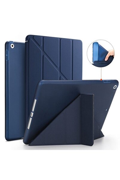 UnDePlus Ipad 2 3 4 Kılıf Trifolding Arkası Silikon Smart A1395 A1396 A1397 A...