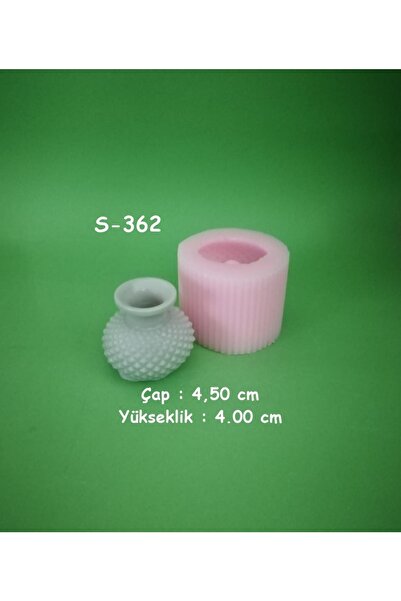 AnkaHobiMarket Küçük Tonbiş Vazo Silikon Kalıp