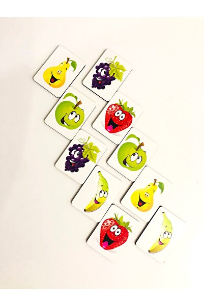 samsunlazer لعبة تعليمية خشبية مطابقة للفواكه، بطاقات تعليمية لبطاقات الذكاء