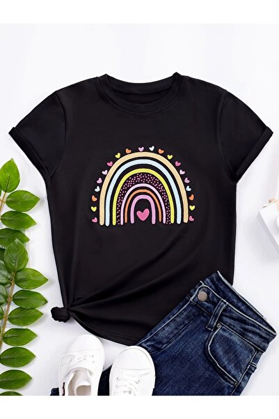 LePold Rainbow Printed Girl's T-shirt