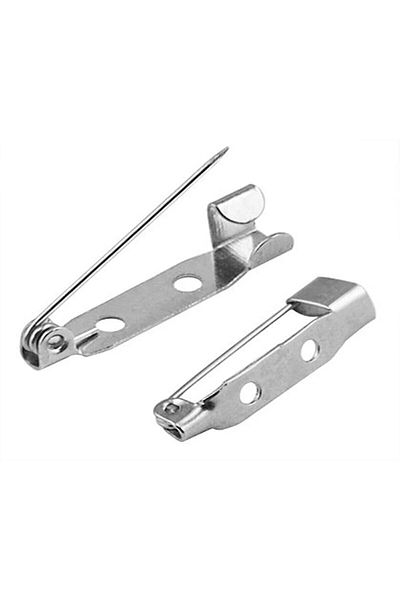 Ayver Metal Brooch Pin Lapel Pin Lower Apparatus 50 Pieces 3 Cm