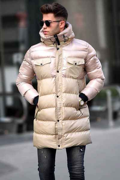 Madmext Winterjacke - Beige - Puffer