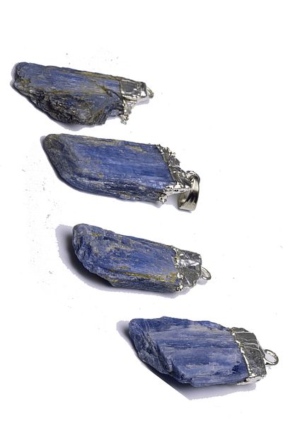 Tesbih Atölyesi Certified Raw Unprocessed Kyanite Stone Necklace