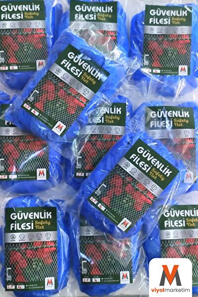 viyolmarketim Mavi Balkon Filesi 2,5x4 Metre Bahçe Filesi Kedi Kuş Önleme Güv...