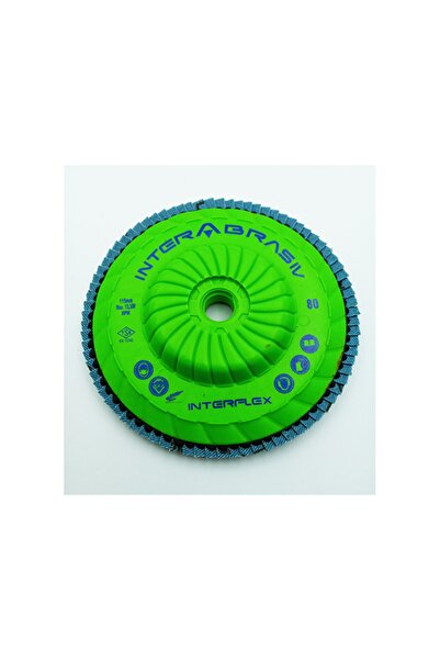 İnter Abrasiv Sic Doğal Taş Flap Disk 115 Mm 80 Kum