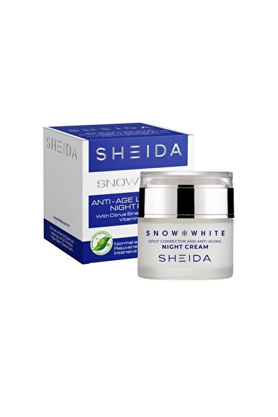 Sheida Snow White Anti-Aging Leke Açıcı Gece Kremi 40 ml