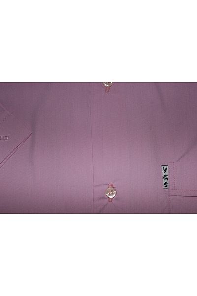Yörükoğlu Short Sleeve Pocketed Comfortable Fit Solid Color Men's Shirt