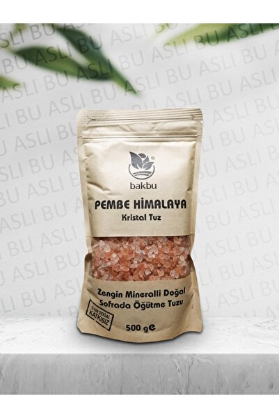 Bakbu Himalaya Tuzu Zengin Mineralli Pembe Himalaya Tuzu 500 Gr.