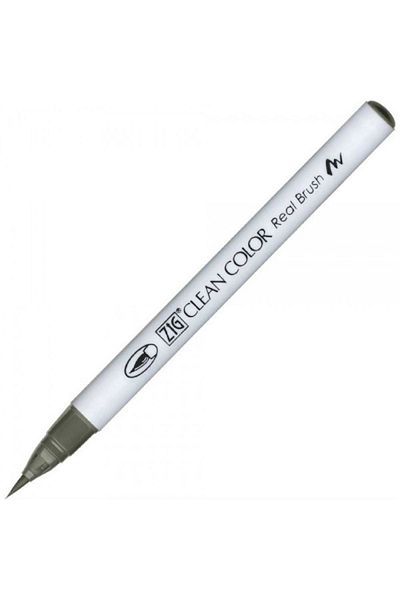 Zig Clean Color Real Brush Brush Tip Marker Pen 094 Gray Brown