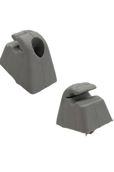 ZETOTO Megane 1-2 Συμβατό Sunshade Pillar Γκρι Χρώμα Σετ 2 τεμαχίων 1997 - 2008