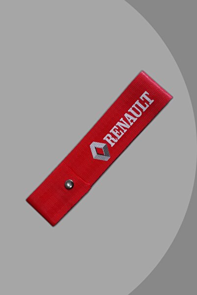 TUSBA MARKET لسان مصد عالي الجودة وحبل سحب متوافق مع رينو باللون الأحمر