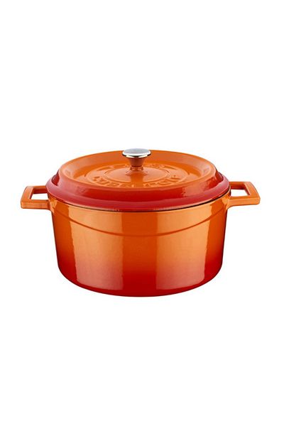 Lava 28 cm Orange Decorative High Quality Cast Pot