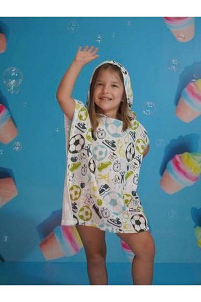 Laura Baresse Тъкано пончо