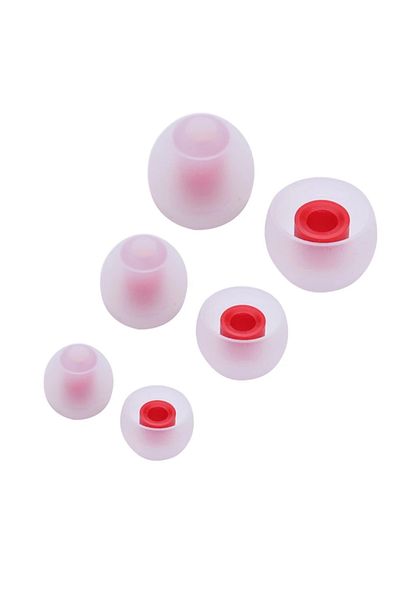 ucuzmi Dots E6s Bluetooth Earphone Plug Pads 6Pcs Silicone Ear Tips L/m/s Universal Compatible