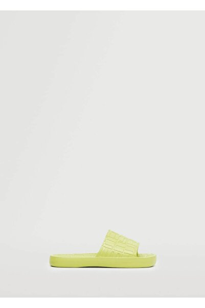 MANGO Woman Vinil Bantlı Sandalet