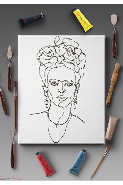 KanvasSepeti Шаблон за рисуване на мандала с райета, подходящ за всички видов...