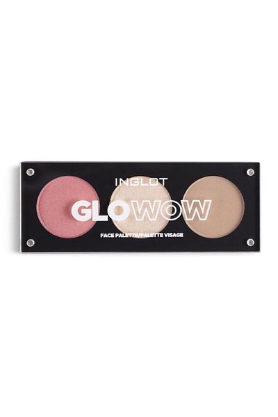INGLOT لوحة الوجه المتوهجة - ظلال خفيفة وطبيعية