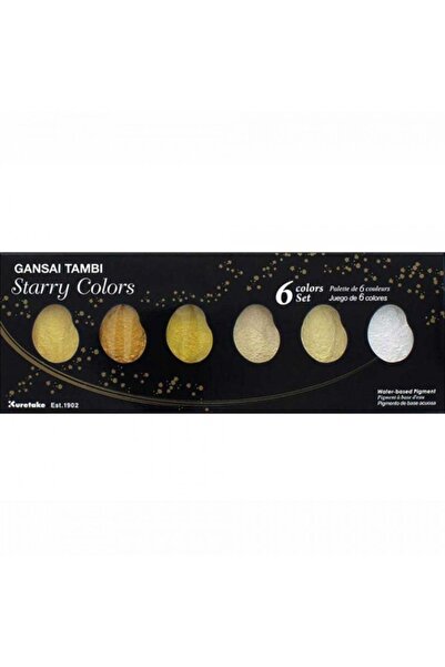 Zig Watercolour Gansai Tambi Sulu Boya 6'lı Set Starry Colors