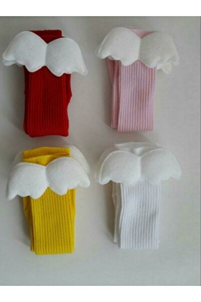 ÖZKARDEŞLER BABY Baby Knee-Length Angel Wing Socks