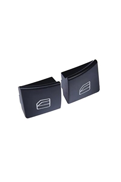 ZETOTO Mercedes W204 W212 Cam Açma Düğme Kapağı Ikili Set