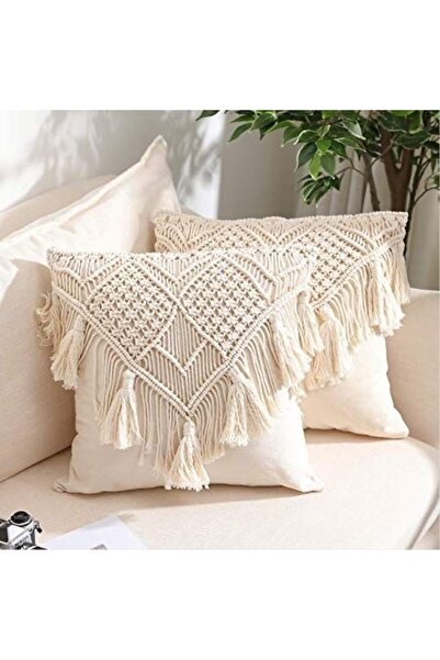 Miss California 2 Li Makrome Bohem Kırlent Kılıfı