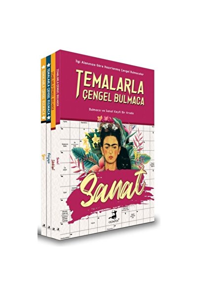 Olimpos Yayınları Temalarla Çengel Bulmaca (4 Kitap Takım)