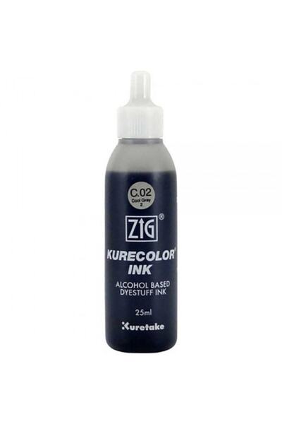 Zig Kurecolor Refill Ink Mürekkep 25ml C02 Cool Gray 2