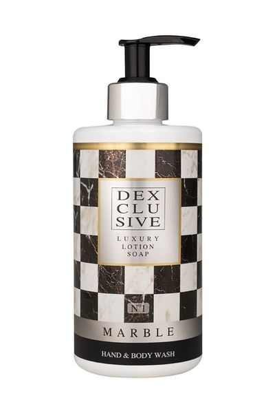 DEXCLUSIVE Luxury Bath Concept Liquid Soap with Lotion 400 Ml- Marble Series No:1