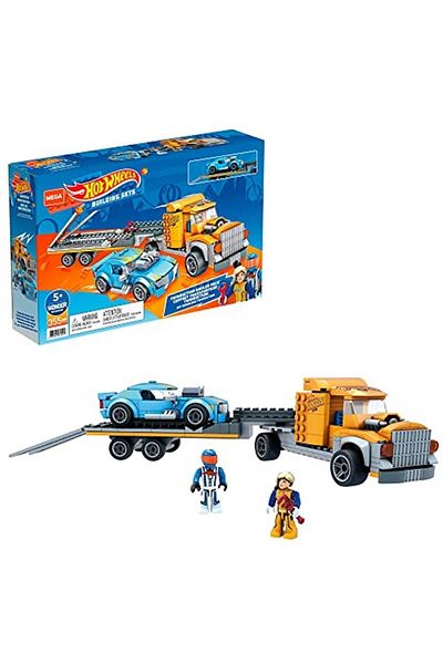 Mattel Games Gyg66 Mega ™   Construx, Hot Wheels Super Carrier Truck Pack, 355 Pieces,+5 Years