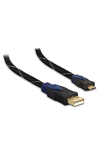 S-LINK Slx-982 İçin Gold Kılıflı Data + Şarj Kablosu Micro Usb2.0 1.5M Akıllı...
