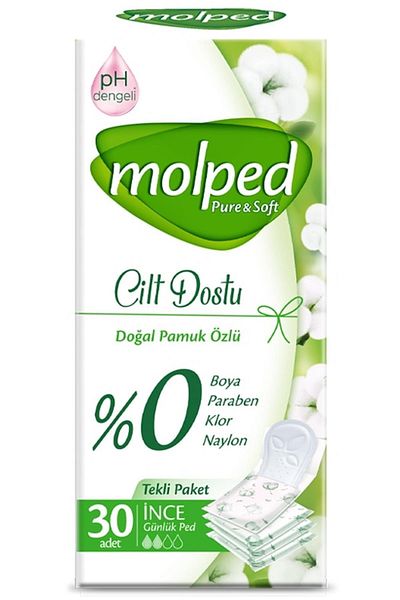Molped Brand: Pure & Soft Delicacy Daily Pads 30Pcs Category: Daily Pads