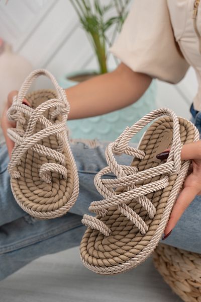 Moda Değirmeni Sandale Flip Flops pentru damă Md1014-123-0001