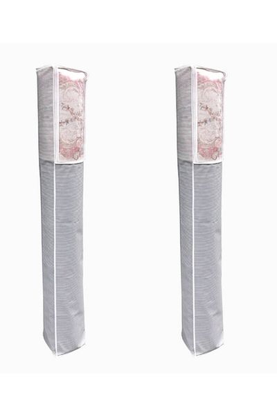Milenay 2 Pieces - Window Carpet Storage - Striped Model Carpet Storage & Organizer - 4 M2