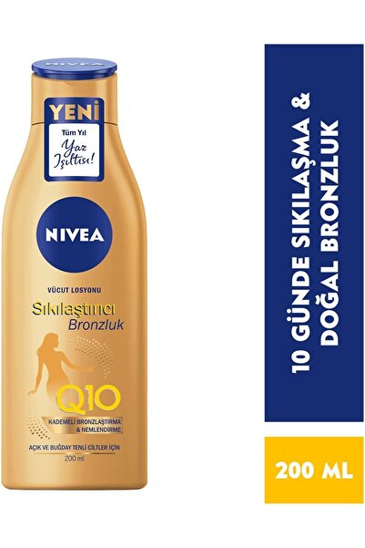 NIVEA Q10 Sıkılaştırıcı Bronzlaştırıcı Vücut Losyonu 200ml
