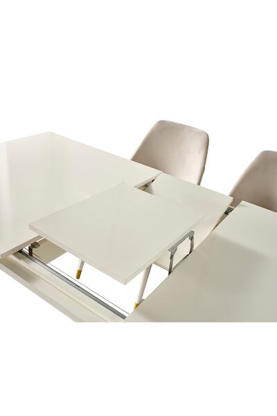 Eymense Lotus Yemek Masa Takımı Gold