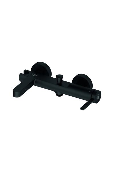 GPD Bathroom Faucet Gildo Black Mbb165-s Hanger Shower Set Single Function Bl...