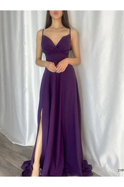 Mekafashion Talia Ip Сукня з відкритою спиною, кружевом і розрізом 582189 Мурдем