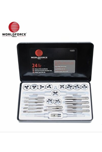 Genel Markalar 11375 Kılavuz Pafta Seti Metrik 24 Parça