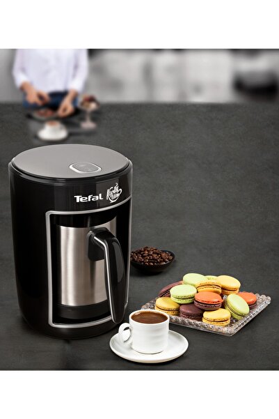 TEFAL Köpüklüm Pro Çelik 1000 Watt Türk Kahve Makinesi [Siyah] - 9100041397