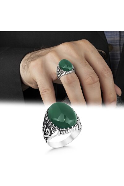 Argento Silver 925 Ayar Gümüş Erkek Yüzük