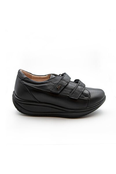 Dr.Comfort Women's Black Orthopedic Genuine Leather Afo Shoes