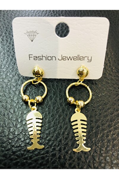 ÇELİKSİLVERTAKI مجوهرات أقراط على شكل سمكة متدلية خفيفة من دوريكا