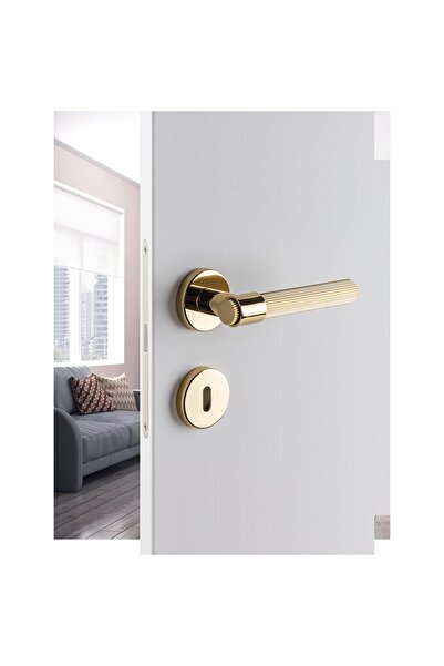 System Axel-l Saten - Wc Mandallı Rozetli Kapı Kolu - Hha212ro12w Nbm-nbm/nb