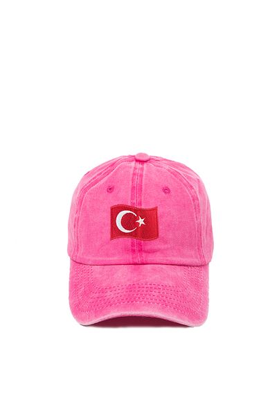 ŞapkaMania Flag Patterned Washable Cap